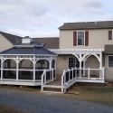 12 by 16 foot vinyl oval gazebo